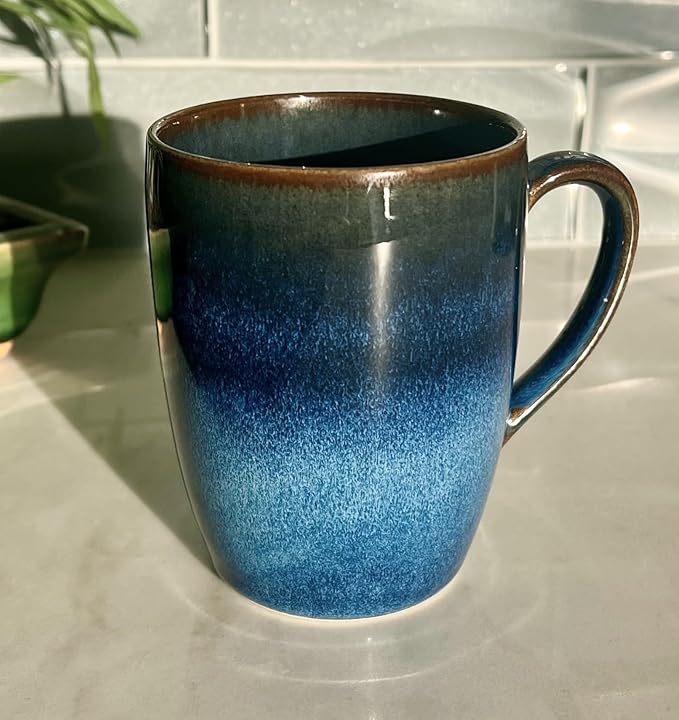 CeramicAzoia Dinnerware Set of 4 (Cobalto Blue, Mug)…