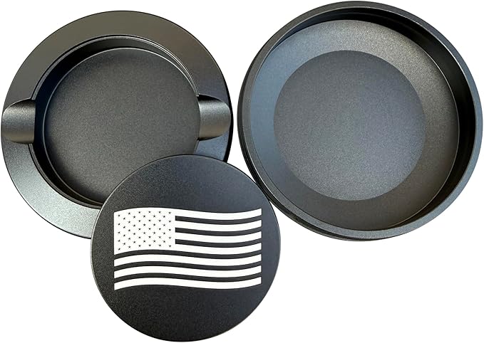 ZYN Metal Can American Flag Laser Engraving | ZYN Holder | Metal ZYN Container | Moisture & Odor Proof Storage Tin