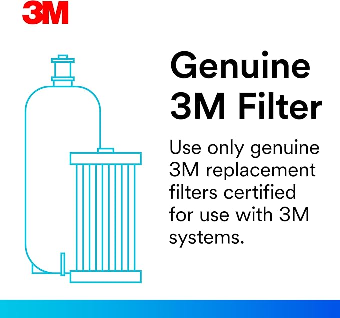 Filtrete Advanced Under Sink Quick Change Water Filtration Filter 3US-PF01, for use with 3US-PS01 System