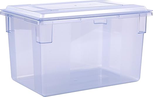 Carlisle FoodService Products CFS 10627C14 StorPlus Color-Coded Food Box Storage Container Lid Only, 26" x 18", Blue (Pack of 6)