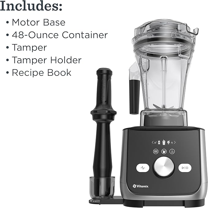 Vitamix Ascent X5 Blender with 10 Blending Programs, Self-Cleaning Program, Professional-Grade Blender for Smoothies, Soups and More, Stainless-Steel Blades, 48 Oz Container, Brushed Stainless
