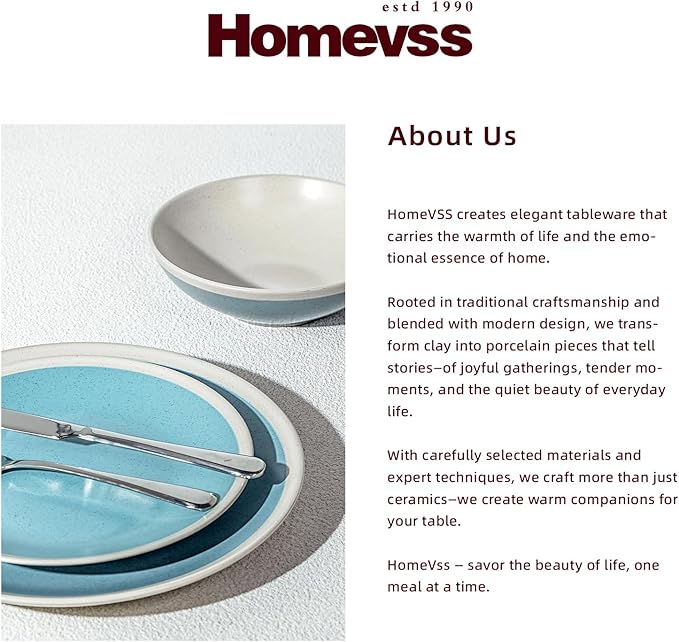 Rock Ridge Speckled Stoneware Dinnerware Set (18pc Set, Turquoise and Ivory)