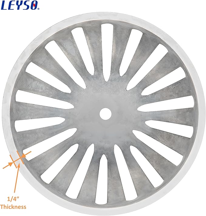 Leyso Heavy Duty Aluminum Drain Cover, Sink Drain Cover, Floor Drain Cover, Dome Strainer for Compartment Sink, Kitchen, Outdoor, Garden, Restaurant 5-1/2" W x 2-1/4"H (1 PCS)