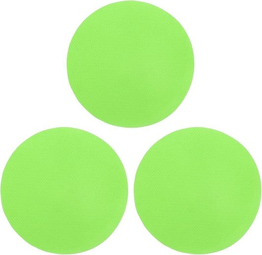 uxcell 3Pcs Rubber Jar Opener Grippers Pads, Multi-function Heat-insulated Non-Slip Grippers Pads for Jars, Kitchen Tool for Easy Opening (Green, Circle)