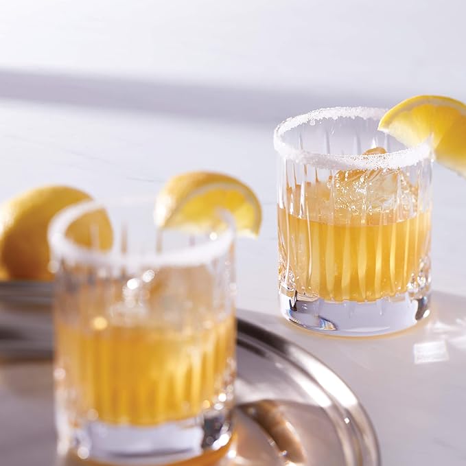 Reed & Barton Crystal Set of Double Old Fashions, Set of 4