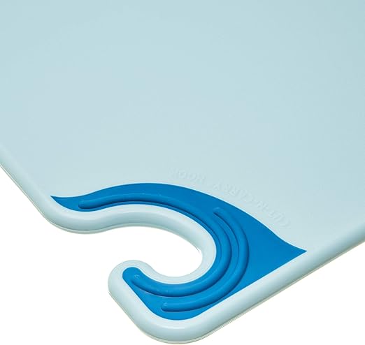 San Jamar Saf-T-Grip Plastic Cutting Board with Safety Hook, 15" x 20" x 0.5" (Set of 6)