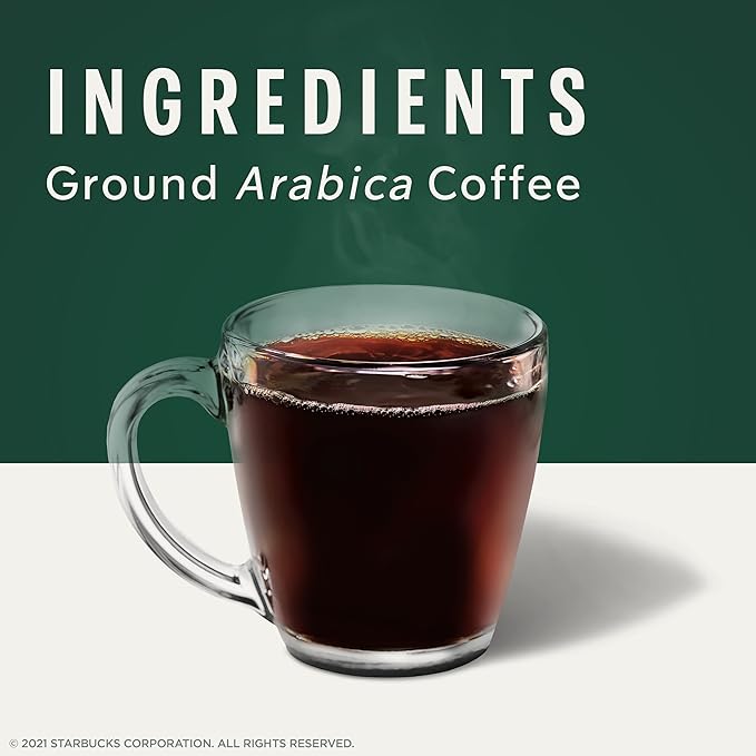 Starbucks K-Cup Coffee Pods, Medium Roast Hot or Iced Coffee, Breakfast Blend, 40 Keurig Pods