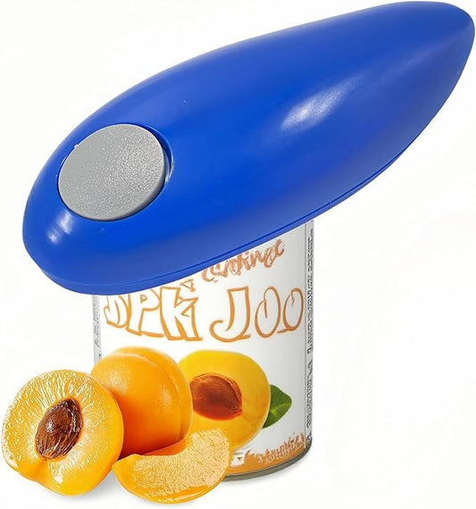 Cooks Professional Electric Can Opener,Automatic Can Openers for Seniors, Arthritic Patients A Great Kitchen Gadget,Hands Free Operation Can Openers,One Touch Design (Blue)