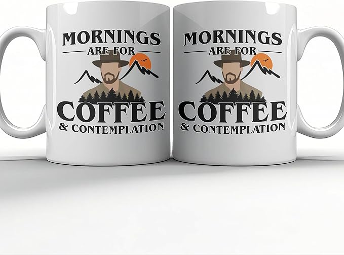Custom White Ceramic Mug 11oz 15oz Morning Are For Coffee Father Day Birthday Holiday New Year Tea Cups Hot and Ice Coffee Water Mugs Gift for Kids Friends Men Women Family