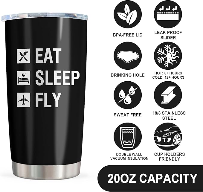 Christmas Pilot Gifts, Aviation Gifts, Best Pilot/Airplane/Aviation Gift for Men/Women, Aviation Gift for Pilots, Aviation Lover Thing, Pilots Present Aviation Men Tumbler 20oz
