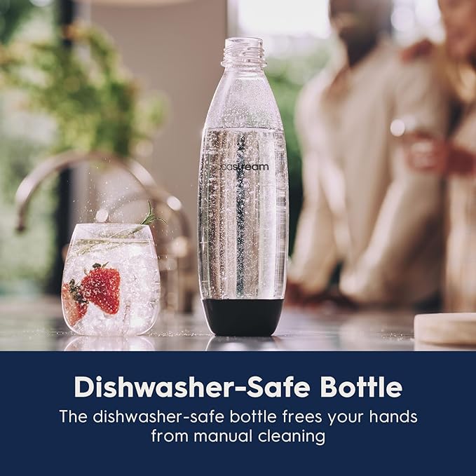 SodaStream Terra Sparkling Water Maker (Misty Blue) with CO2, DWS Bottle and Bubly Drop