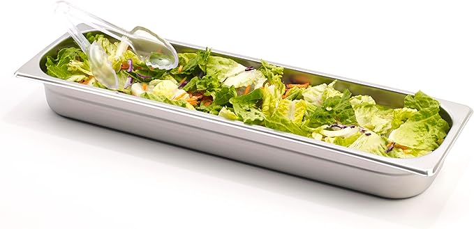 Winco Steam Pan, 2-1/2-Inch, Stainless Steel