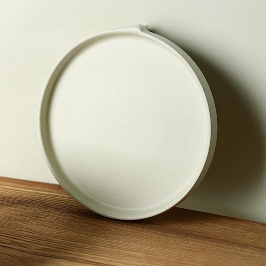 Stone Lain Bao 4-Piece Salad Plate Set Stoneware, Beige