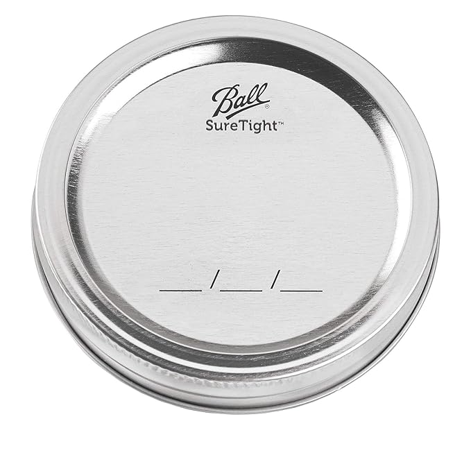 Ball Easy Label Glass Mason Jar, Regular Mouth, Pint Size, 16 OZ (Pack of 2)