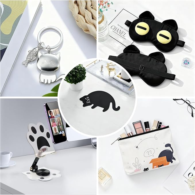 Birthday Gift for Teen Girls/Boys: 7 Pcs Gift Set for Women/Men, Cute Cat Pattern Gift Baskets Ideal for Daughter/Son, Sister/Brother and Friend, Ideal for Christmas Gifts