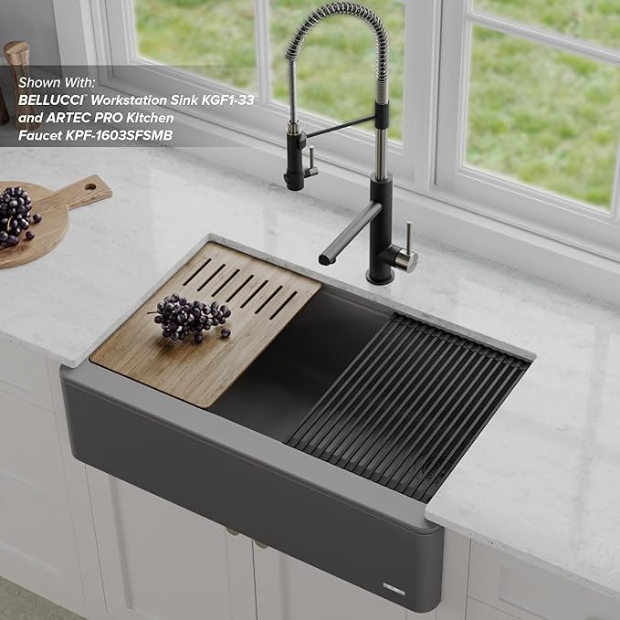 Kraus Kore Cutting Board for Workstation Kitchen Sinks (16 7/8 in. x 11 in.), KCB-WS301SA
