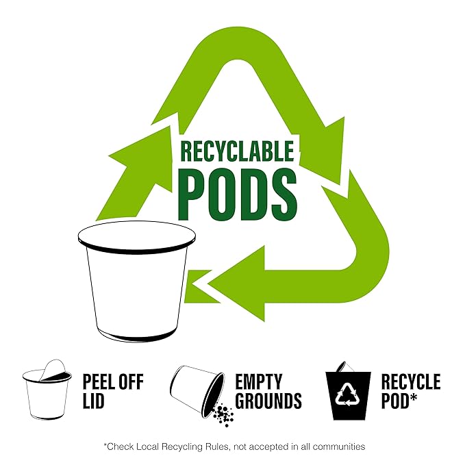 Brooklyn Beans Breakfast Blend Gourmet Coffee Pods - Compatible with Keurig 2.0 K Cup Brewers, 40 Count, Smooth and Balanced
