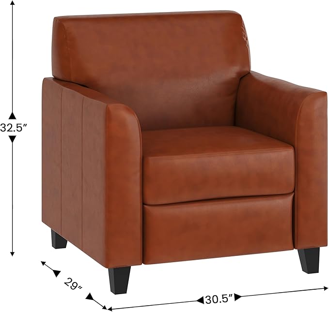 Flash Furniture HERCULES Diplomat Series Cognac LeatherSoft Chair