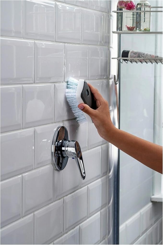 Scotch-Brite Deep Clean Brush | For Tile Floors and Walls | For Shower and Tubs | Pack of 6
