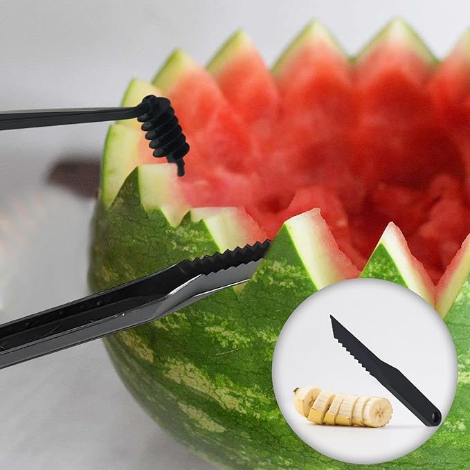Kitchen Spiral And V-Shaped Tools, Blade Julienne Cutter,Fruit Shape Cutters,Easy to Clean Suitable for Kitchen Creative Spiralizer Cooking Tools