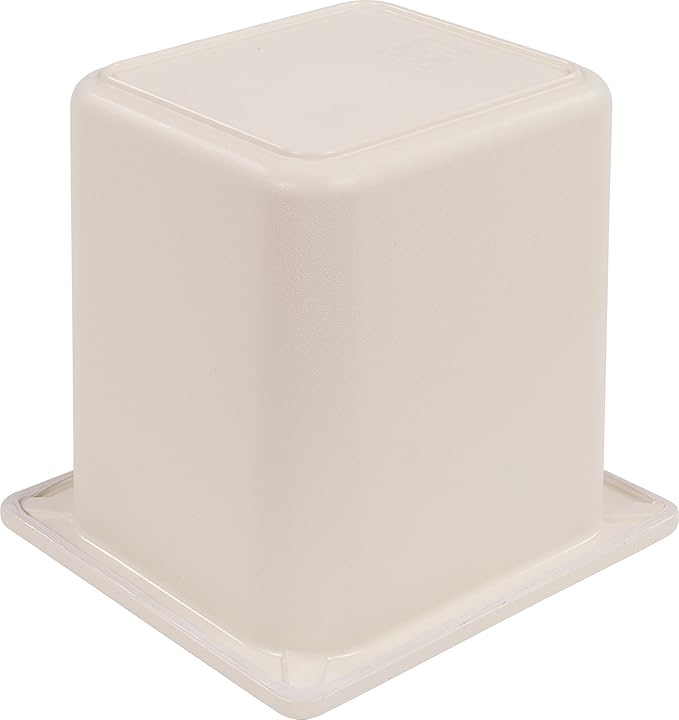 Carlisle FoodService Products CM110502 Coldmaster ABS High-Capacity Sixth-Size Food Pan, 1.70 qt. Capacity, 6-7/8 x 6-1/4 x 6-3/8", White