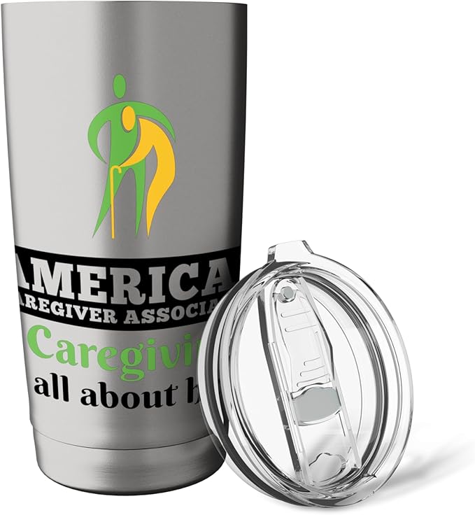 Caregiving Is All About Heart (Official ACA Merch) Stainless Steel Insulated Tumbler