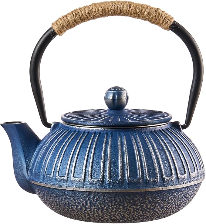 PARACITY Cast Iron Teapot Japanese 800ml/27oz, Tea Kettle Pot for Stove Top, Tea Pot with Stainless Steel Infusers for Loose Tea, Boiling Hot Water Tea, Mothers Day Gifts from Daughter/Son