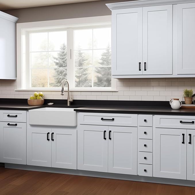 Solid Wood 5-Drawer Spice Cabinet for Kitchen, Soft Close Drawer Glides, Freestanding Storage Organizer, Fits 6" Base Cabinets, Natural Birch Wood (SK-White, 6" W x 24" D x 34.5" H)