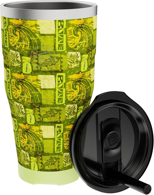 BOTE MagnePod Drinkware MagneTumbler includes Lid with Straw Drink Tumbler Magnetically attaches to Compatible SUPs Kayaks Floats Hangouts 32 oz Multiple Colors