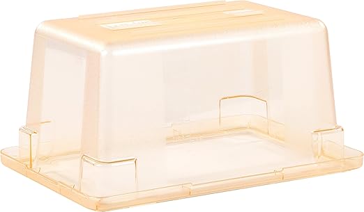 Carlisle FoodService Products 10612C22 StorPlus Color-Coded Food Box Storage Container Only, 5 Gallon, 18" x 12" x 9", Yellow (Pack of 6)