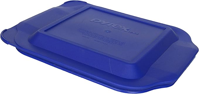Pyrex 222-PC 2qt Blue Food Storage Replacement Lid (4-Pack) – Made in USA