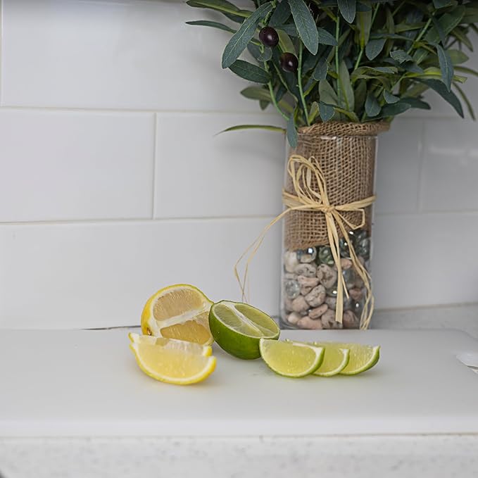 Fox Run Polyethylene Plastic Thick Bar Cutting Board, 11" x 17"