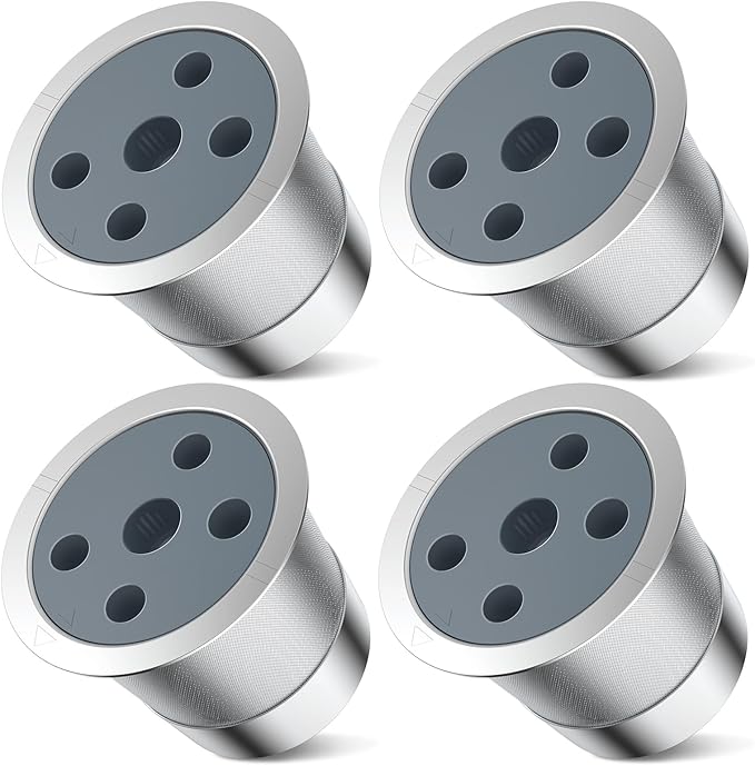 Reusable K Cups for ke K Supreme | Refillable K cups with Adapter for ke K Supreme (Plus) Coffee Maker (4 pack)