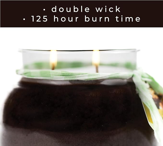 A Cheerful Giver - Caramel Macchiato Mama Scented Glass Jar Candle (22oz) with Lid & True to Life Fragrance Made in USA
