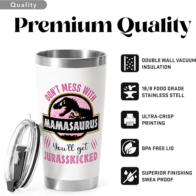 Christmas Gifts for Mom, Women - Gifts for Mom from Daughter, Son - Cool Birthday gifts for Moms, Mothers, Women - Moms Birthday Gift Ideas - Best mom Tumbler 20 Oz Stainless Steel moms Coffee Cup