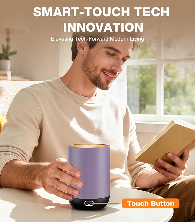 Heated Coffee Mug T1-14oz Fast Heating & Longer Battery Life Self Heating Coffee Mug Hot to 149℉ - Touch & App Controlled Mug Coffee and Hot Beverage Warmer, Gifts for Women and Men