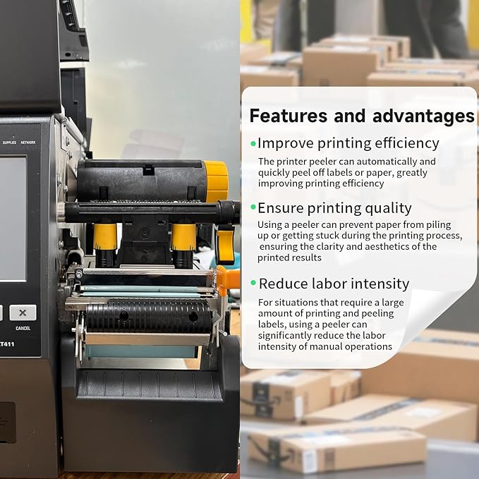 P1105147-019 Peel Assembly for Zebra ZT411 Thermal Label Printer (with Front Cover and Sensor) 203dpi 300dpi 600dpi