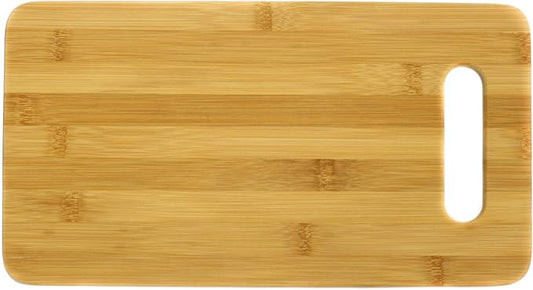 Chef Craft Classic Bamboo Cutting Board, 7.5 x 14 inch, Natural