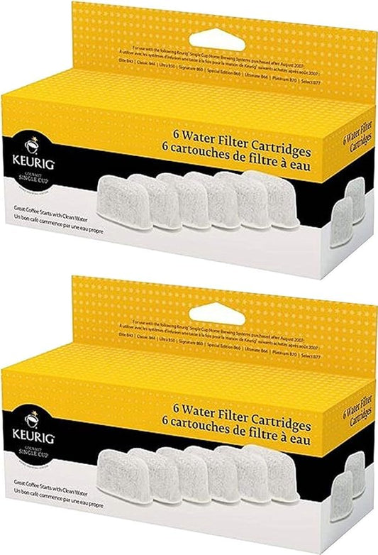 Keurig Six Water Filter Cartridges (12 filters)