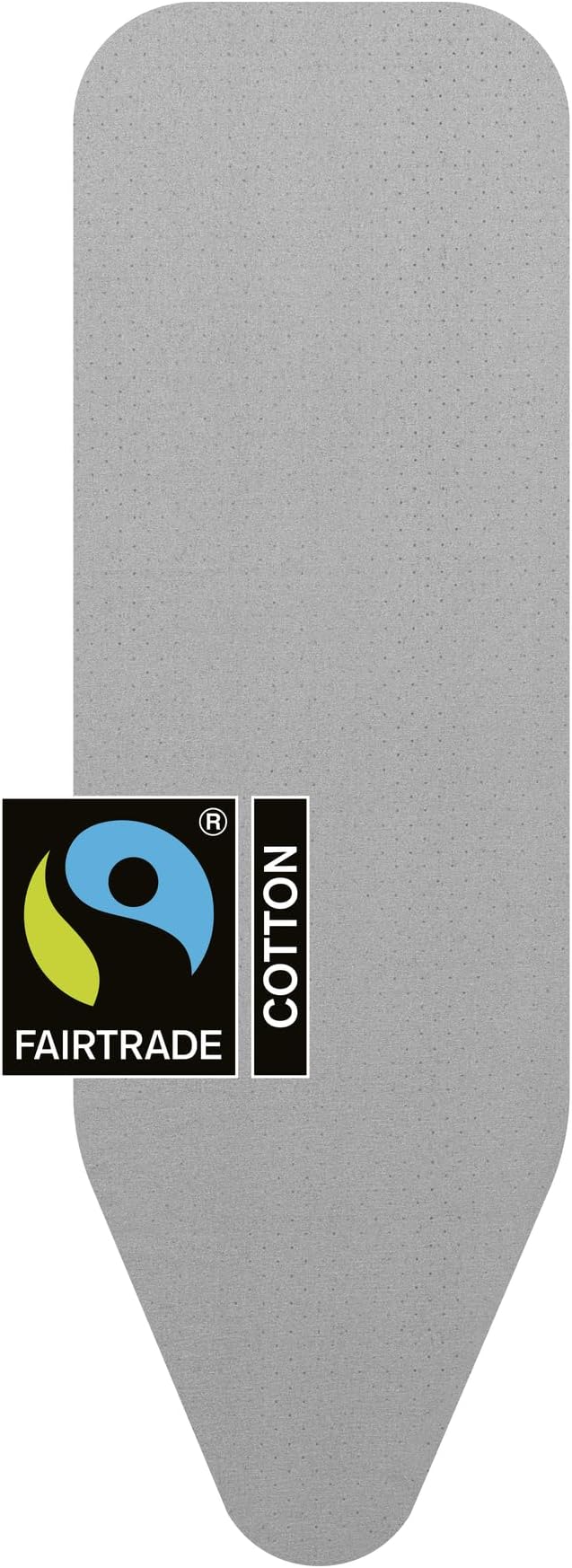 Brabantia Size B (19 x 15 inches) Replacement Ironing Board Cover with Thick Foam & Felt Padding (Metallized) Easy-Fit, 100% Cotton