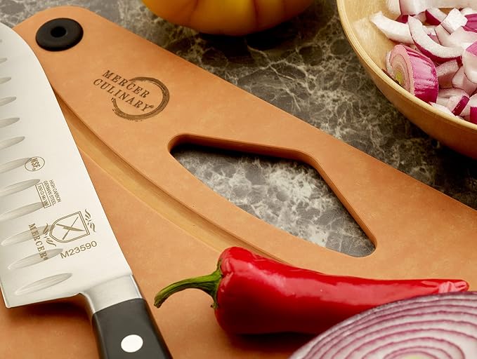 Mercer Culinary Composite Cutting Board 17 5/16" x 12 3/4", with Non Slip Feet and Juice Groove