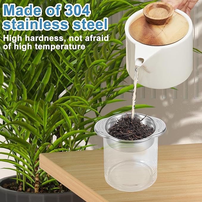 20 Pack Tuna Can Strainer 3.15Inch Stainless Steel Food Strainer Anti Slip Handle Tuna Strainer Easy to Use Tuna Press Oil Drainer Filter Colander Can Strainers for Canned Goods Vegetables Beans