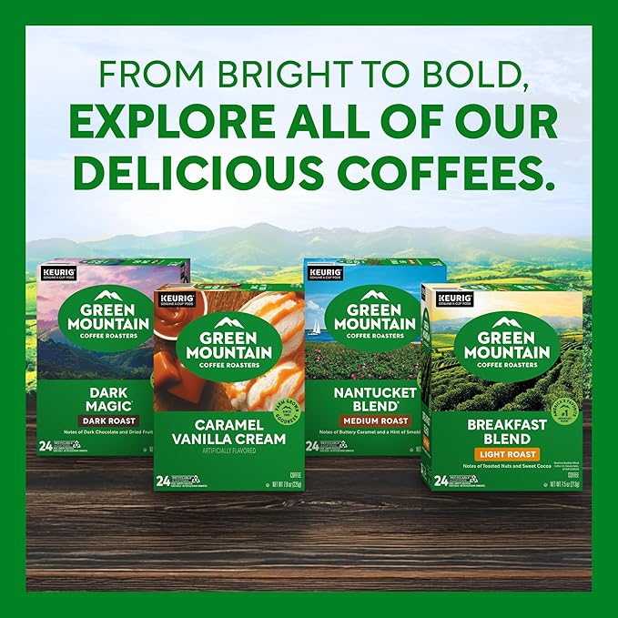 Green Mountain Coffee Roaster Dark Magic Keurig Single-Serve K-Cup Pods, Dark Roast Coffee, 32 Count