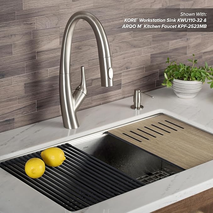 Kraus Kore Cutting Board for Workstation Kitchen Sinks (16 7/8 in. x 11 in.), KCB-WS301SA