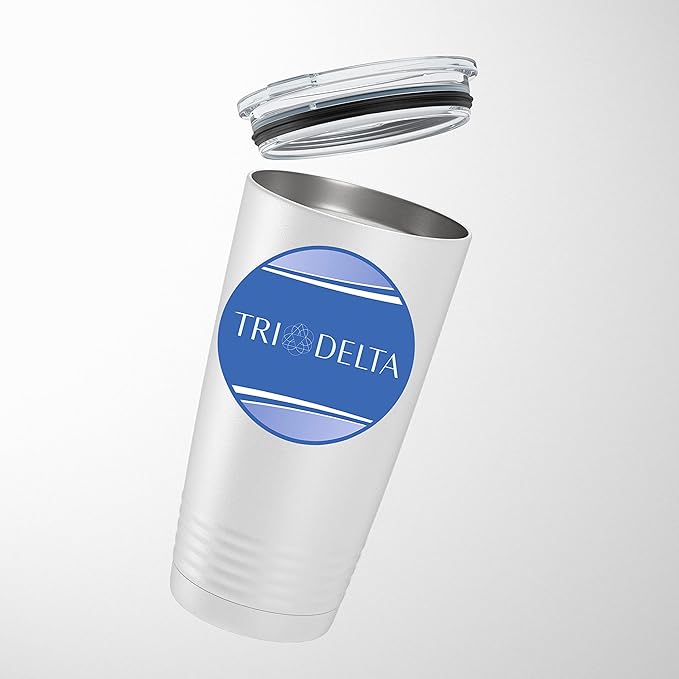 Sorority Stainless Steel Tumbler - 20oz - Ringed Base (#1)