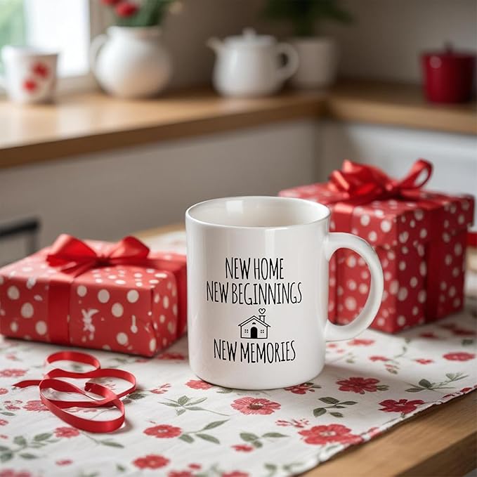 New Home Gifts Coffee Mug, Best Housewarming Gifts, House Warming Gifts New Home House, Homeowner Householder Ceramic Coffee Mugs 11 oz