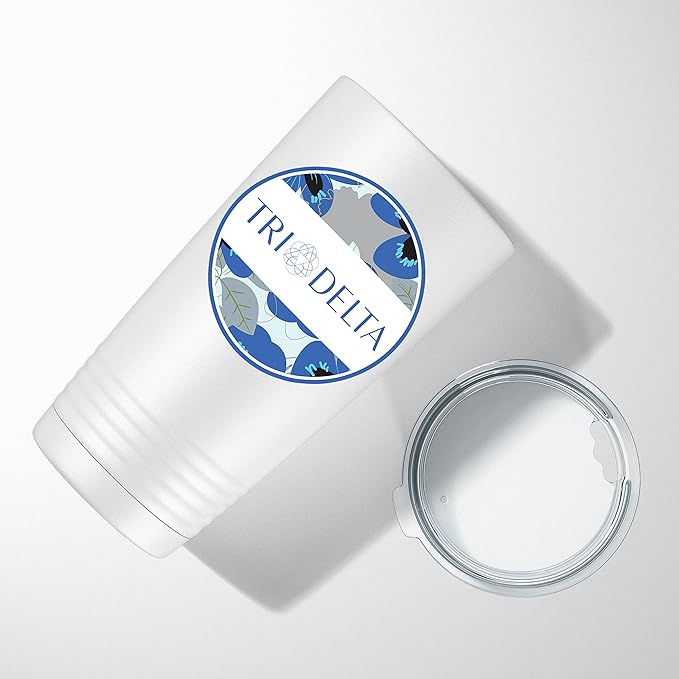 Sorority Stainless Steel Tumbler - 20oz - Ringed Base (#2)