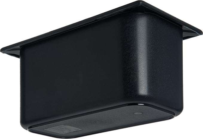 Carlisle FoodService Products CM110203 Coldmaster ABS Third-Size Food Pan, 4 qt. Capacity, 12.68" x 6.89" x 6.01", Black