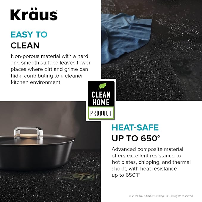 KRAUS Bellucci 30” in. Undermount Workstation Granite Kitchen Sink in White with Accessories, KGUW1-30WH