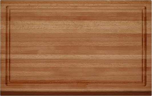 SlidingSusan Cutting Board - Solid Beechwood Butcher Block for Kitchen, Chopping, Serving, or Gifting – 1” Thick Reversible Wooden Slab for Countertop or Table, 11” x 18”